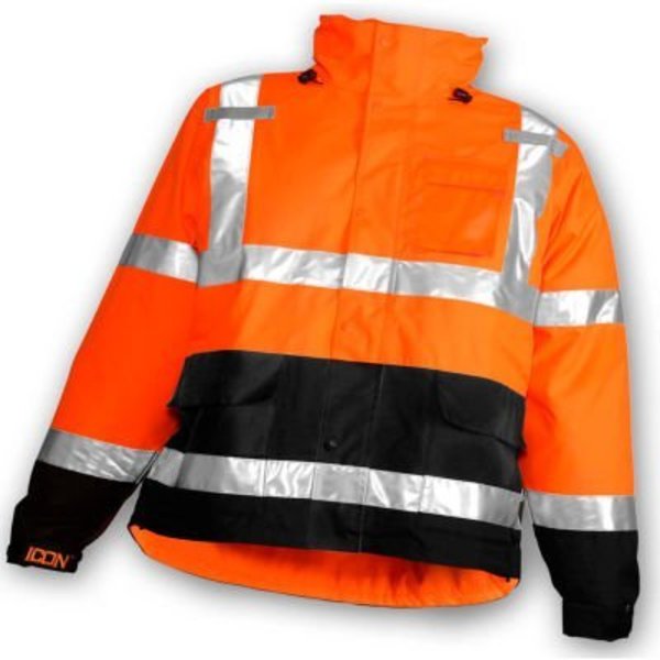 Tingley Rubber Tingley® J24129 Icon„¢ Jacket, Fluorescent Orange/Red/Black, 4XL J24129.4X